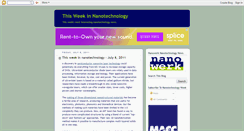 Desktop Screenshot of nanoweek.nanowerk.com