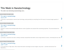 Tablet Screenshot of nanoweek.nanowerk.com